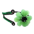thumbnail image 4 of Thai Lotus Green Agate Bendable Handmade Cuff, 4 of 5