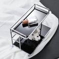 thumbnail image 3 of Black Iron Compact Storage Rack - Versatile Organizer for Kitchen Countertops, Bathroom Cosmetics, Office Desks & Living Spaces - Durable Space-Saving Solution for Cups, Makeup, Towels & Small Items, 3 of 6