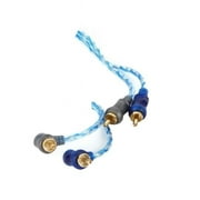 Xscorpion Rca Cable 6' Right Angle Blue/platinum Twisted  6.5in. x 4.5in. x 2in.