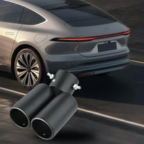 Stainless Steel Exhaust Tip - Universal Fit Decorative Tailpipe Cover, Easy to Install for Car Modification