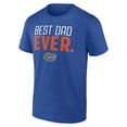 thumbnail image 2 of Men's Royal Florida Gators Best Dad Ever T-Shirt, 2 of 3