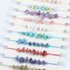 thumbnail image 4 of Xiao Hua Pulsera de cuentas hecha a mano, ideal para hombres y mujeres, con cuentas de cristal de piedra natural y ajustable (amarilla)., 4 of 5