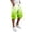 Light Green@GC@, variant on CONZONE Mens Cargo Shorts Gradient Color Straight Leg Cargo Shorts for Men Lightweight Relaxed Fit Outdoor Workout Shorts With Pockets