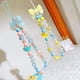 thumbnail image 4 of Cadena para teléfono móvil con lazo de gelatina de sal marina, color contrastante, cordón de cuentas para teléfono móvil, colgante con personalidad creativa, 4 of 5