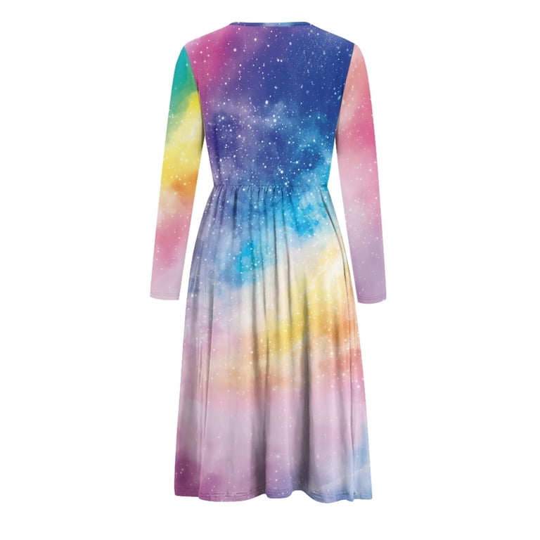 chinese dress ladies Long Sleeve Tie Dyed Bodycon Maxi Dress