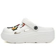 thumbnail image 2 of CERYTHRINA Womens Platform Clogs 2 in High Heels Mules Gardener Platform with Casual Clogs White 40, 2 of 9