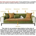 thumbnail image 3 of Coverfect Herringbone Chenille Sofa Cover, Coverfect Couch Covers Non Slip, Coverfect Couch Protector Sofa Covers, Herringbone Sofa Covers Washable Sofa Cushions(Green,35.4 * 94.4 in), 3 of 8
