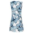 thumbnail image 5 of RKSTN Robe d'Été pour Femmes, Robe Décontractée Ample d'Été Imprimée Florale Sans Manches Robe de Plage Grande Taille, 5 of 5