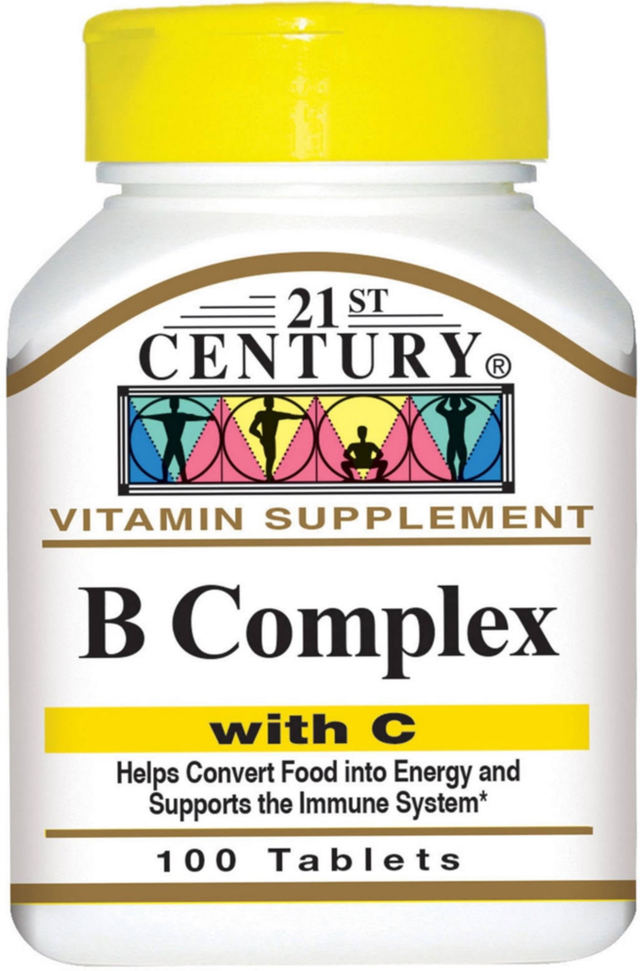 21st Century B Complex With C Tablets 100 Each