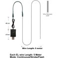 thumbnail image 3 of czcpp-EL Wire Fluorescen Green, 16.4ft/5m USB 5V Adapter Neon Lights Strip 360° Cuttable Glowing Rope Lights for Parties, Halloween, DIY Decoration, 3 of 4