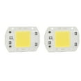 thumbnail image 3 of 2 Pcs LED COB Chip High Power Driverless Integrated SMD Lamp Beads Light Efficient Flip COB Lamp Bead Cold Light 30W, 3 of 12
