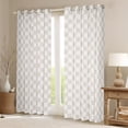 thumbnail image 2 of Erosebridal Vintage Checkered Curtains and Drapes (52x84), Square Geometric 30%-50% Blackout Curtains for Bedroom, Buffalo Check Decor, 2 of 6
