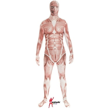 Morphsuits Men's Adult Costume, Muscle, Large