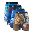thumbnail image 2 of 4Pcs Sexy Men Underwear Boxer Shorts Cueca Male Printed Panties Lingerie Men Underpants Boxershorts Plus Size Boxer Briefs XXXL 4-1042 XL, 2 of 5