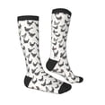 thumbnail image 3 of Daiia Sports Socks Funny Chicken Printed Novelty Crew Socks for Men Women Knee High Socks Cotton Socks Soft & Breathable Support Unisex Socks, 3 of 9