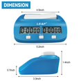 thumbnail image 3 of Reloj de ajedrez digital Chess Timer LEAP (azul), 3 of 7