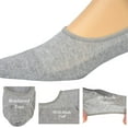 thumbnail image 4 of Genuine Mens No Show Socks, Loafer Sneakers Low Cut Cotton Socks With Non Slip Grips, 4 of 5