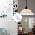 thumbnail image 5 of Aspen Creative 23095-01 Amber Transitional Style Replacement Torchiere Glass Shade, 6" high x 15-3/4" diameter, 5 of 5