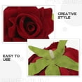 thumbnail image 7 of OFFIGAM Dark Red Artificial Rose for Crafts, Home Decoration, Floral Arrangements and Wedding Decor, 7 of 7