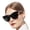 Black/Clear, variant on WEMOOTANTS Oversized Reading Sunglasses 1.5 for Women Black and Tortoise Full Sun Readers