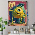 thumbnail image 4 of Monsters Inc Retro Canvas Wall Art 15.75x11.81 Inches, 4 of 8