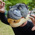thumbnail image 2 of Máscara de dinosaurio Injueey cómodo para disfraz Cosplay ajustable Halloween, 2 of 6