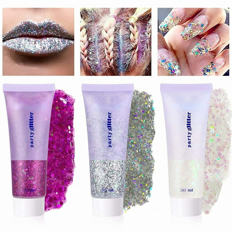 Mermaid Face Painting Party with Mermaid Bling, Glitter Gloss