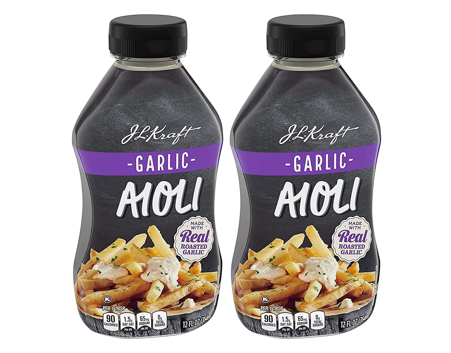 J.L Kraft Garlic Aioli with Real Roasted Garlic Spread for Dipping