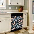 thumbnail image 3 of Abstract floral dark pattern Dishwasher Magnet Cover Decorative Sticker for Home Cabinet Kitchen 23" x26", 3 of 5