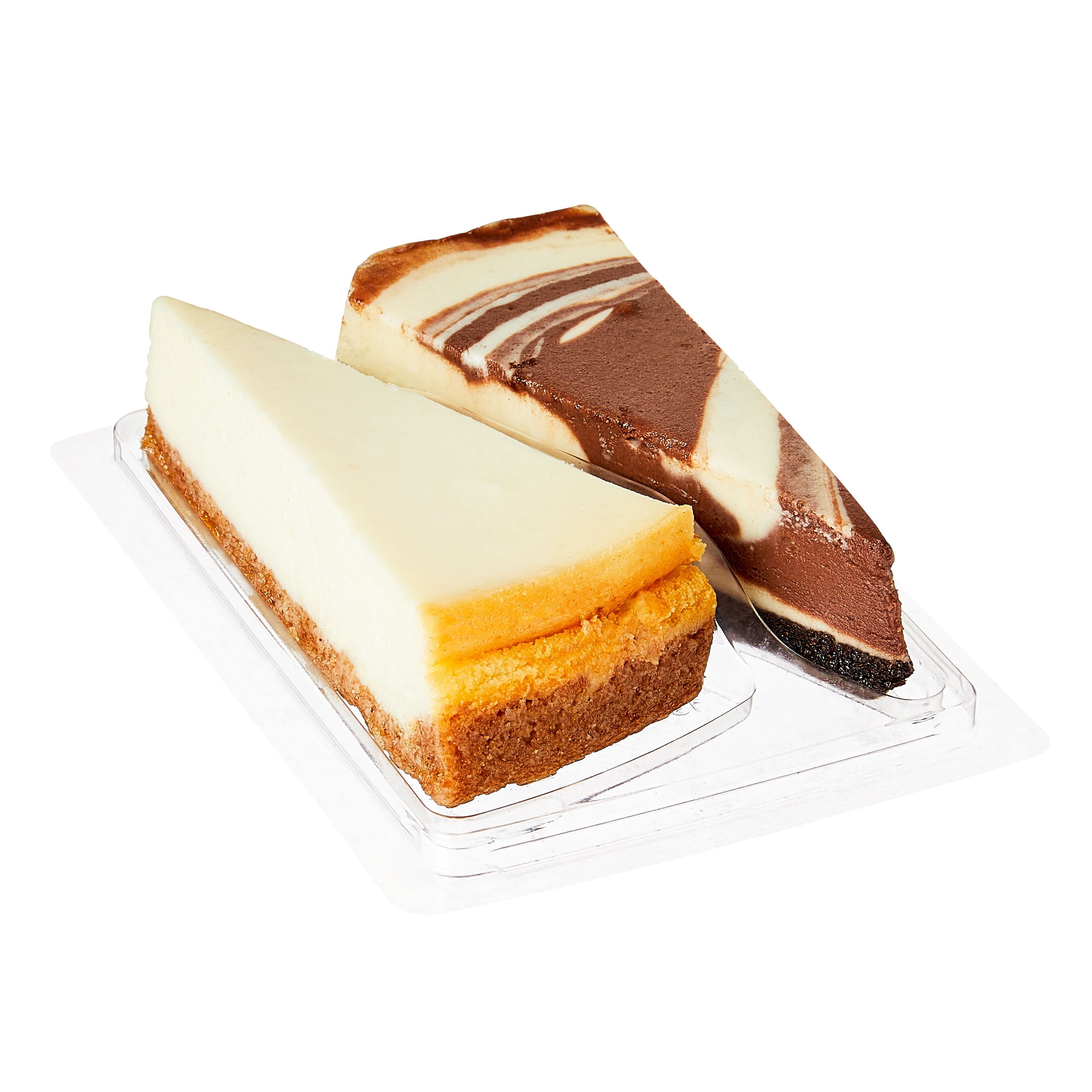 Freshness Guaranteed New York Style & Chocolate Marble Cheesecake, 6 oz, 2 Slices