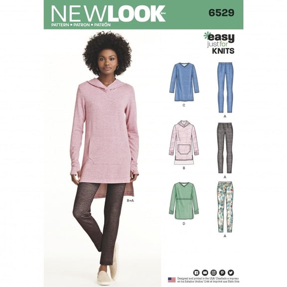 Simplicity New Look Miss Knit Separates Pattern, 1 Each