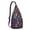 Purple-18, variant on Elephant Print Sling Bag - Ethnic Mandala Pattern Crossbody Backpack for Women, Water-Resistant Shoulder Daypack (Vintage Tribal Design, Lightweight & Durable)