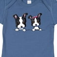 thumbnail image 4 of Inktastic Boston Terriers (dark Apparel) Boys or Girls Baby Bodysuit, 4 of 5
