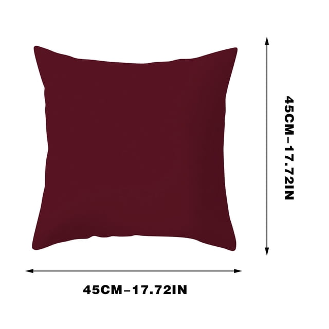 fheaev 2PCS Pillow Cover Modern Solid Color Cushion Pillow Backrest Pillow Cover