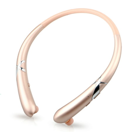 Samsung Lcd Headset - Bluetooth Headphones Waterproof Wireless Flexible Neckband Headset Stereo Noise Reduction Earbuds w/ Mic for iPhone Samsung iPad