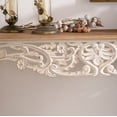thumbnail image 3 of YIYADO Entrance Console Table with Carved Detail, 43.31 Inch Couch Table Behind Sofa, Vintage French Country Entry Table with Carved Wood and Hallway Curved Legs, Living Room - Antique White, 3 of 6