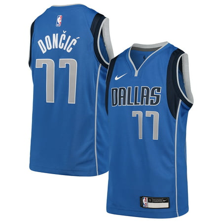 Luka Doncic Dallas Mavericks Nike Youth Swingman Jersey Blue - Icon Edition