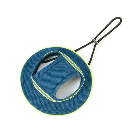 Pet Safety Hat with Reflective Stripe Small Puppy Hat Adjustable Dogs Walking Hat Pet Outdoor Night Walk Hat