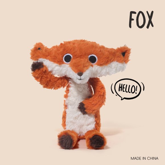 Deva the Fox and Good Brothers Plush Toy, Funny Doll