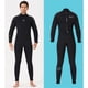 thumbnail image 5 of Traje de traje de traje completo Traje mojado para hombres y mujeres Actividades deportivas de agua de una pieza en agua fría para snorkeling Surfing Spearfishing Man / Black M Advancent OD017131-02, 5 of 7