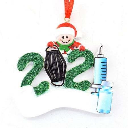 

Christmas Resin Ornaments Christmas Family DIY Handwritten Blessings Snowman Pendants Gift for Friend or Family