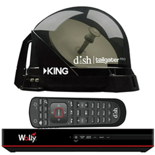 KING DTP4950 DISH Tailgater PRO Bundle Fully Automatic Premium Portable Satellite TV Antenna