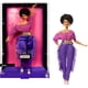 thumbnail image 1 of Muñeca Barbie Signature, Colección Tributo a Debbie Allen, Muñeca Posable con Top Descubierto, Cinturón Dorado y Pantalones Morados con Flecos y Calentadores de Pierna, 1 of 6