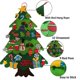 thumbnail image 5 of Árbol de Navidad de fieltro para niños, regalo con 32 adornos desmontables para Navidad y Año Nuevo (L), 5 of 5