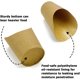 thumbnail image 3 of 100 Pcs French Fries Holder, 12oz Disposable Paper French Fry Cups Charcuterie Cups for all Occasions (12oz), 3 of 5