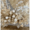 thumbnail image 5 of 8 flores artificiales de rosas artificiales de seda con tallos, utilizadas para bricolaje, ramo de boda, centro de mesa, decoración del hogar y al aire libre (color champán), 5 of 5