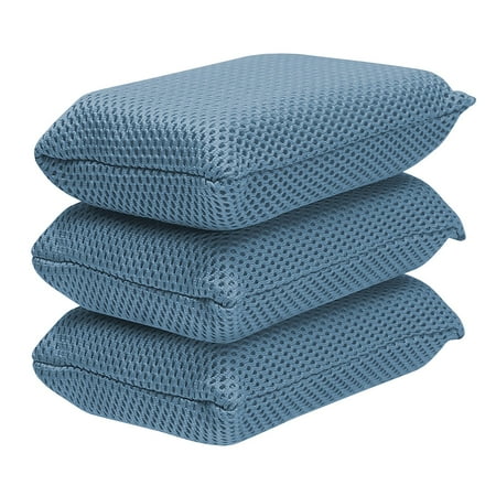 - Viking Microfiber Mesh Bug Sponge - 3pk Bundle - Blue