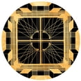 thumbnail image 2 of Villa, Milli 12x12 Black Ornate Wood Framed with Double Matting Museum Art Print Titled - Lost Architecture Circle, 2 of 4