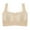Womens Bras Beige, variant on Sports Bras for Women Plus Size M-6X Wirefree Push Up Bralettes Stretchy Pullover Solid Color Breathable Support Lifting Athletic Underwear Bra