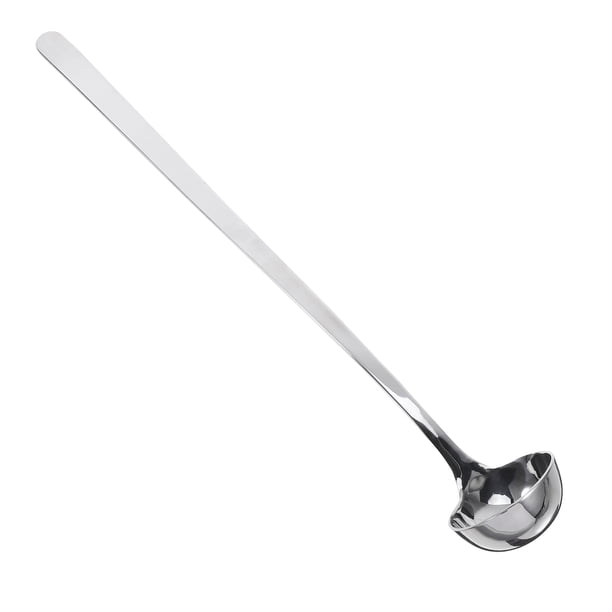 Cuchara para mezclar condimentos, cuchara para aderezo de salsa de acero inoxidable con mango largo, cuchara para aceite